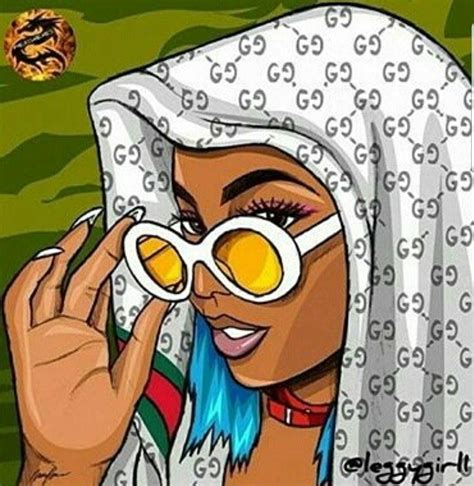 ghetto girl cartoons gucci|Ghetto fabulous .